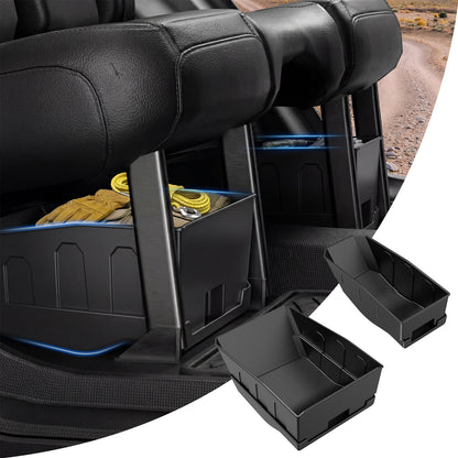 DIAMOOKY Rear Under Seat Storage Organizer Tray for Jeep Wrangler JK JKU 4-Door 2011-2017 - Under Back Seat Cargo Gear Storage Box Accessories (Fits 4-Dr Only)