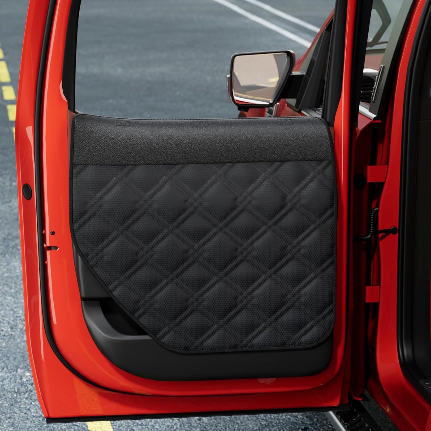 DIAMOOKY Car Door Protector for Dog, 20% Larger Design for Trucks & Large SUVs, Thickened Waterproof Door Edge Scratch Protector, Set of 2