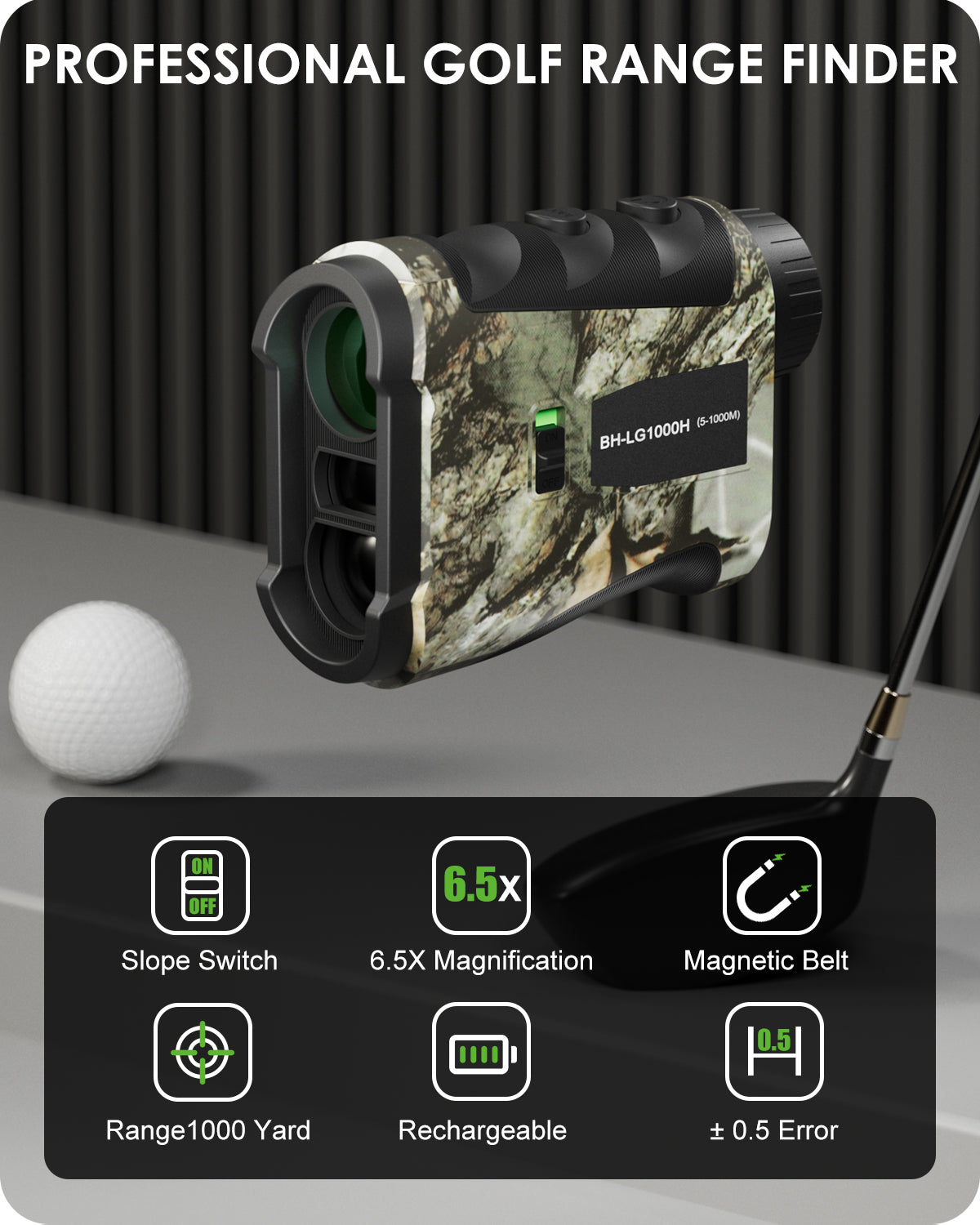 WARMTUYO Golf Rangefinder with Slope