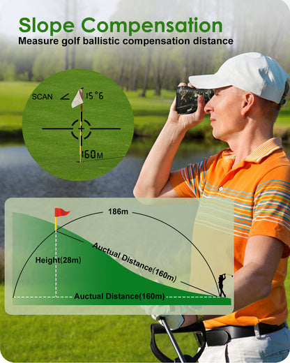 WARMTUYO Golf Rangefinder with Slope