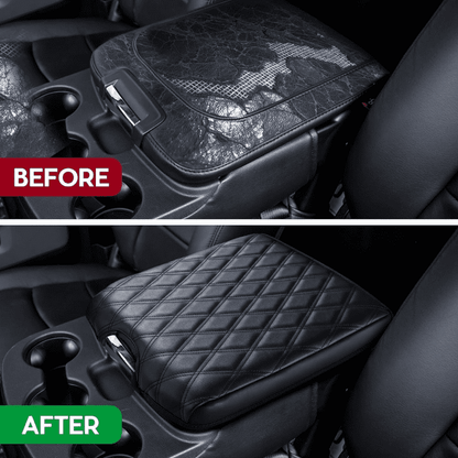 Center Console Cover Armrest Cover Compatible with 2013-2018 Ram 1500&2013-2024 Dodge Ram 2500/3500/1500 Classic Model, Leather Arm Rest Covering for Car