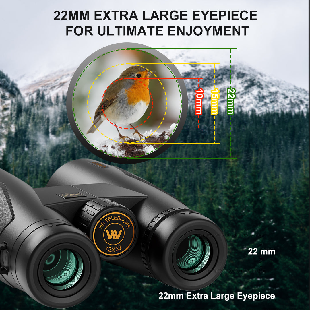 WARMTUYO 12*52 HD Binoculars