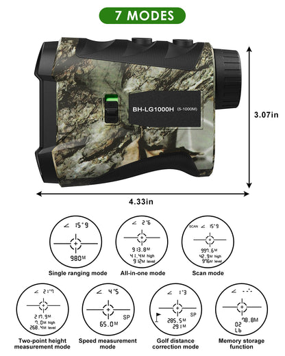 WARMTUYO Golf Rangefinder with Slope